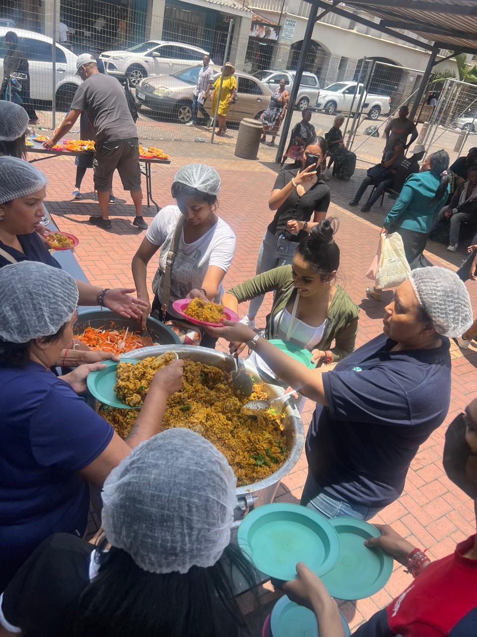 TME Logistics community feeding scheme at Denis Hurley Centre Durban