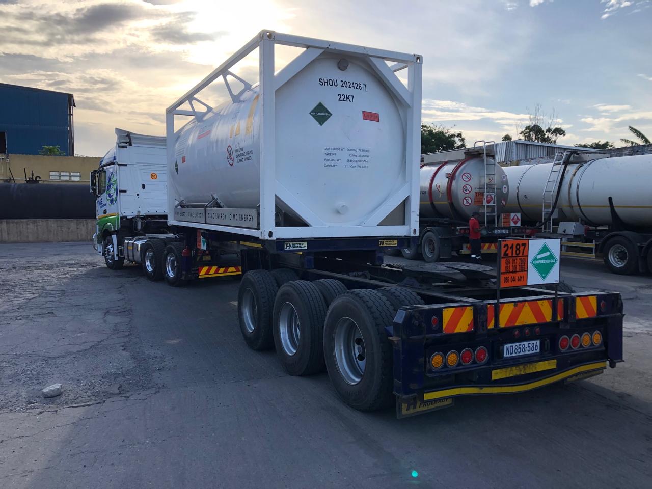 TME Logistics compressed gas ISO tank transport