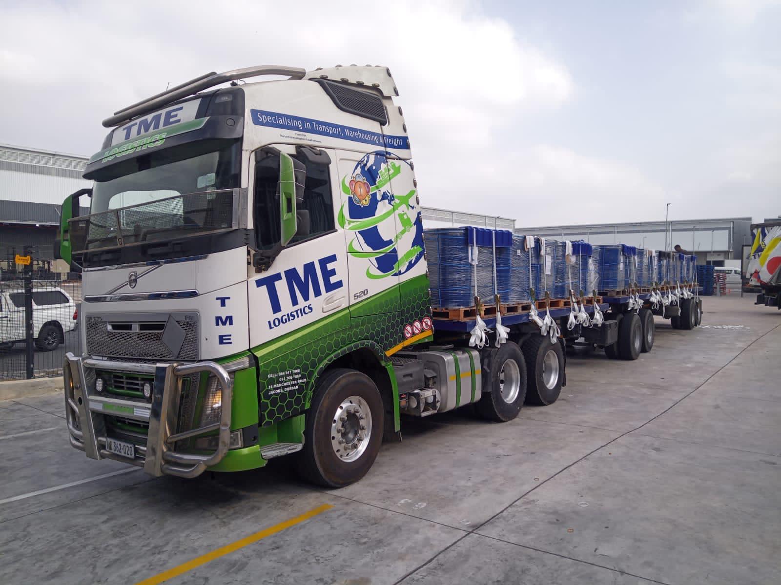 TME Logistics flatbed transport